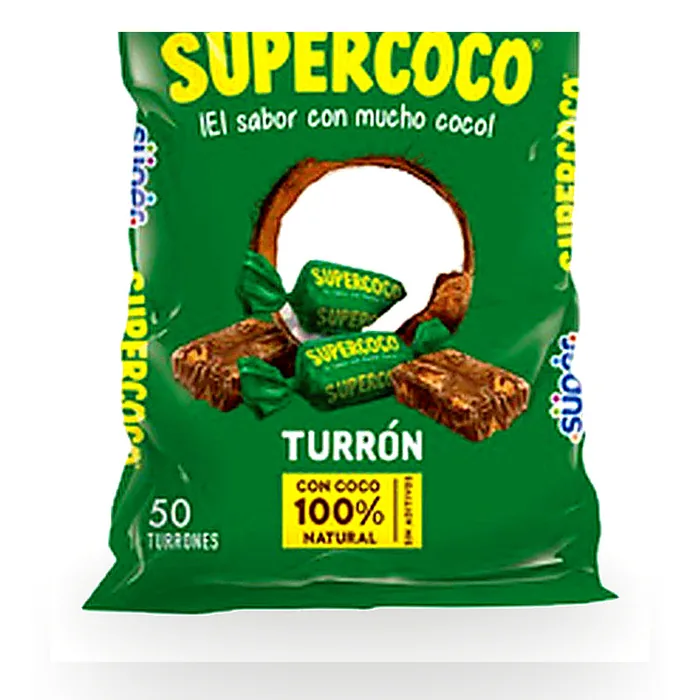 Caramelo Supercoco Turrón