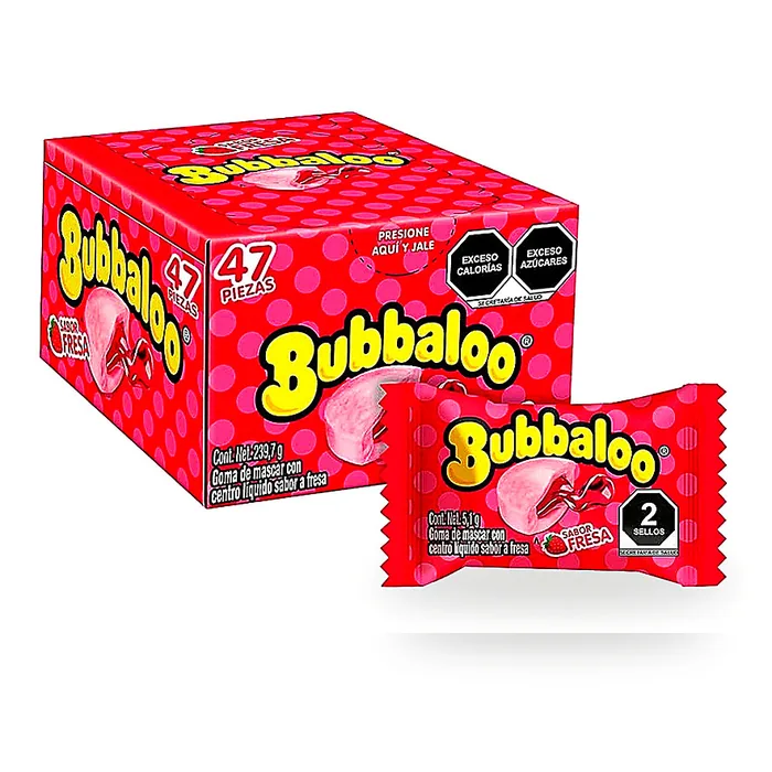 Chicle Bubbaloo Fresa