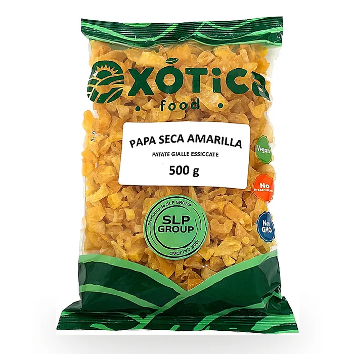 Papa Seca Amarilla Exótica