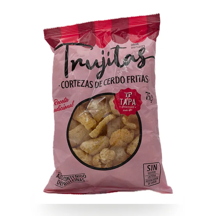 Trujitas Cotenne di Maiale Fritte Chicharrón