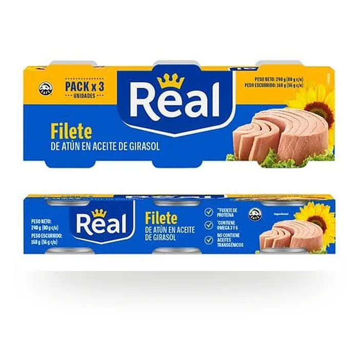 Atún Real Filete Pack x3
