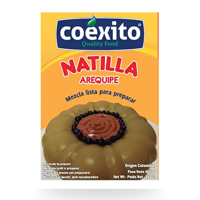 Natilla con Arequipe Coexito